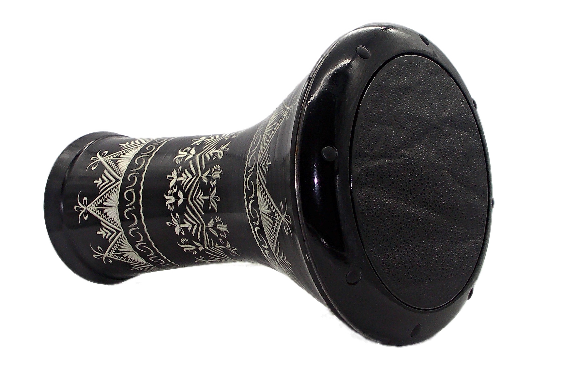 Turkish-Etched-Black-Cumbus-Head-Darabuka