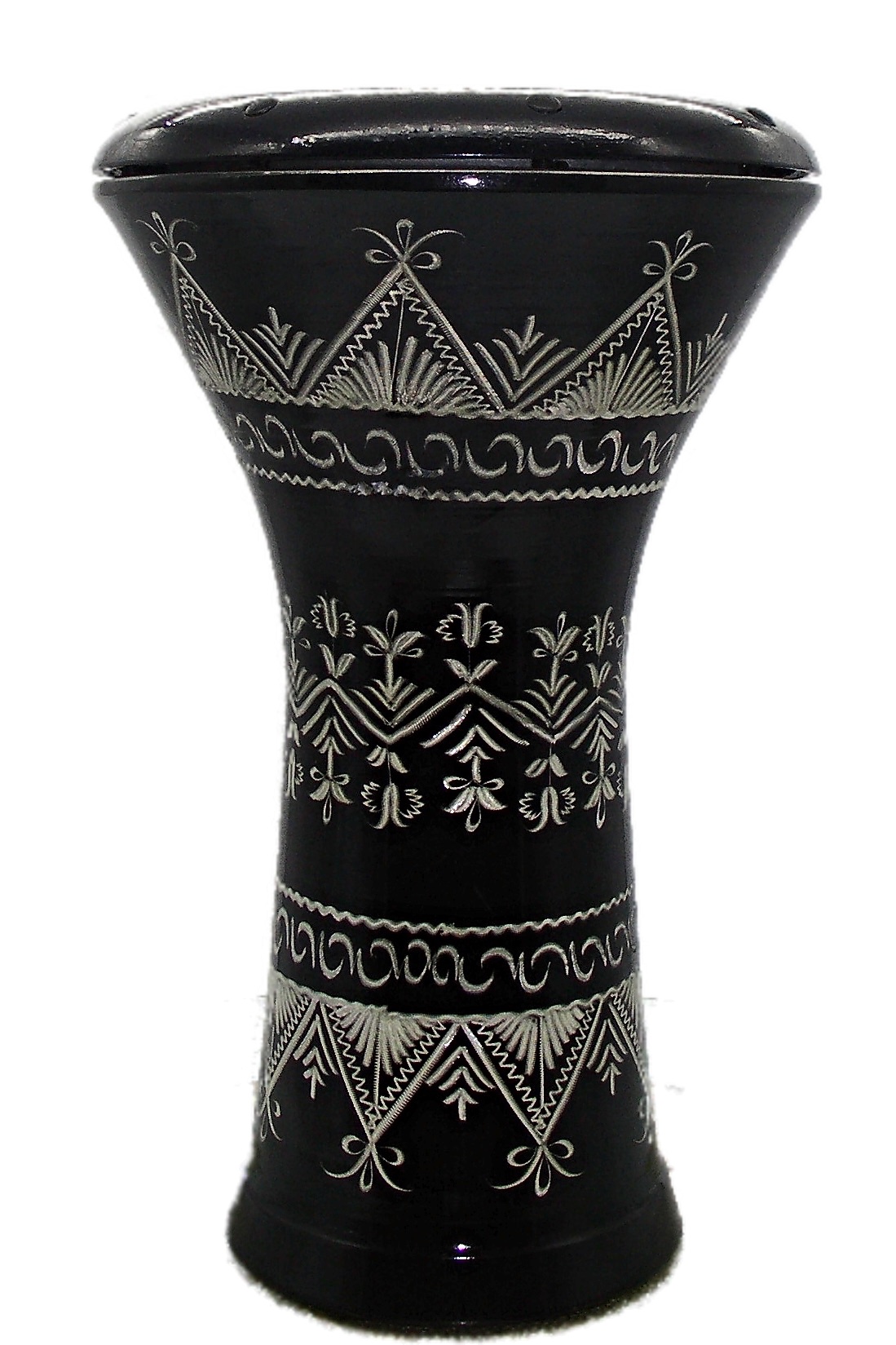 Turkish-Etched-Black-Cumbus-Head-Darabuka