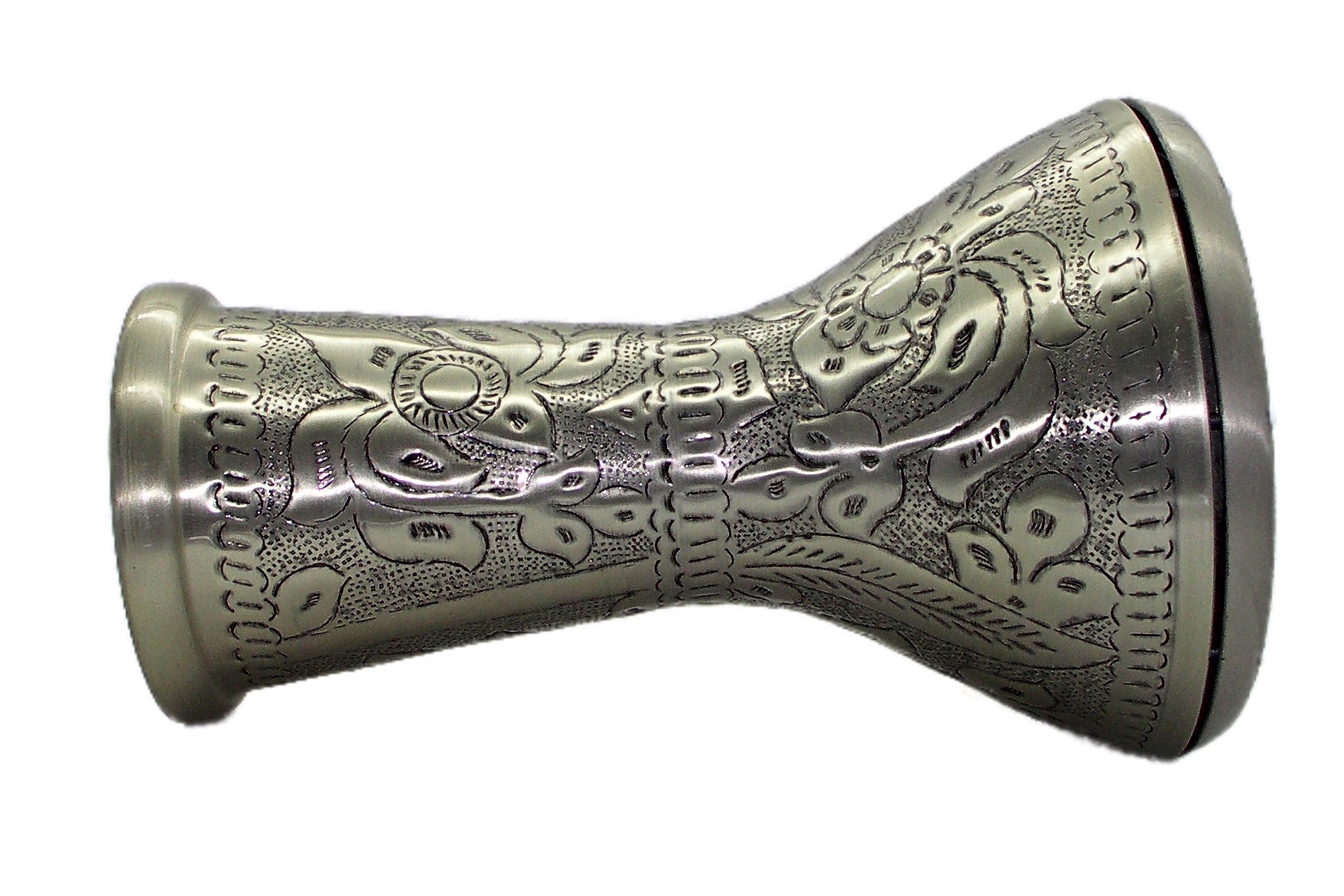 Turkish-Silver-Embossed-White-Vatan-Head-Darabuka